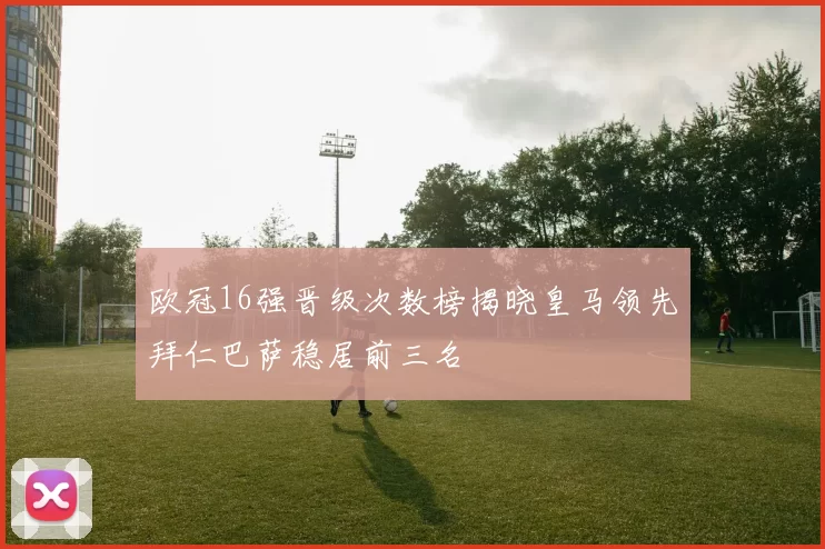 欧冠16强晋级次数榜揭晓皇马领先拜仁巴萨稳居前三名